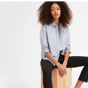 Evelane Japanese Oxford Shirt Blue 6